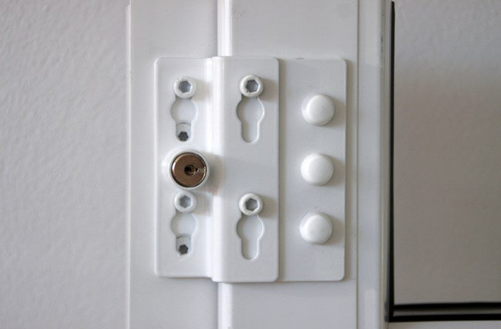 Tür und Fenstersicherung zum nachrüsten für Stufigen Übergang